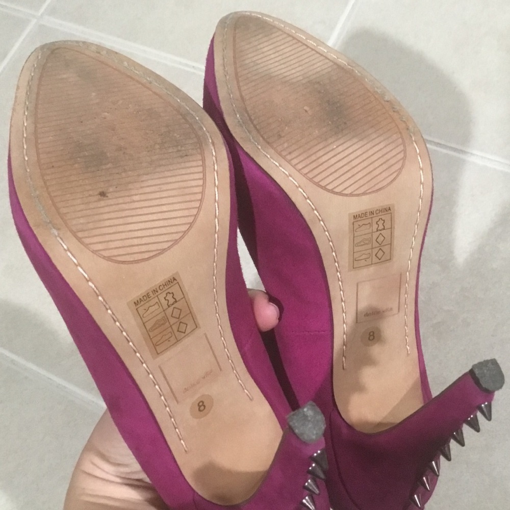 SOLD!!!🤑🎉HP🎉2.12.21🎉Magenta spike platforms 👠 - Picture 5 of 7